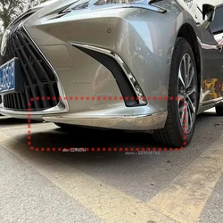 For Lexus ES 250 350 300h 2018-2024 2025 Chrome Strip Front Bumper Bar Trim Bump Fog Light Cover Shaper Car Accessories Styling