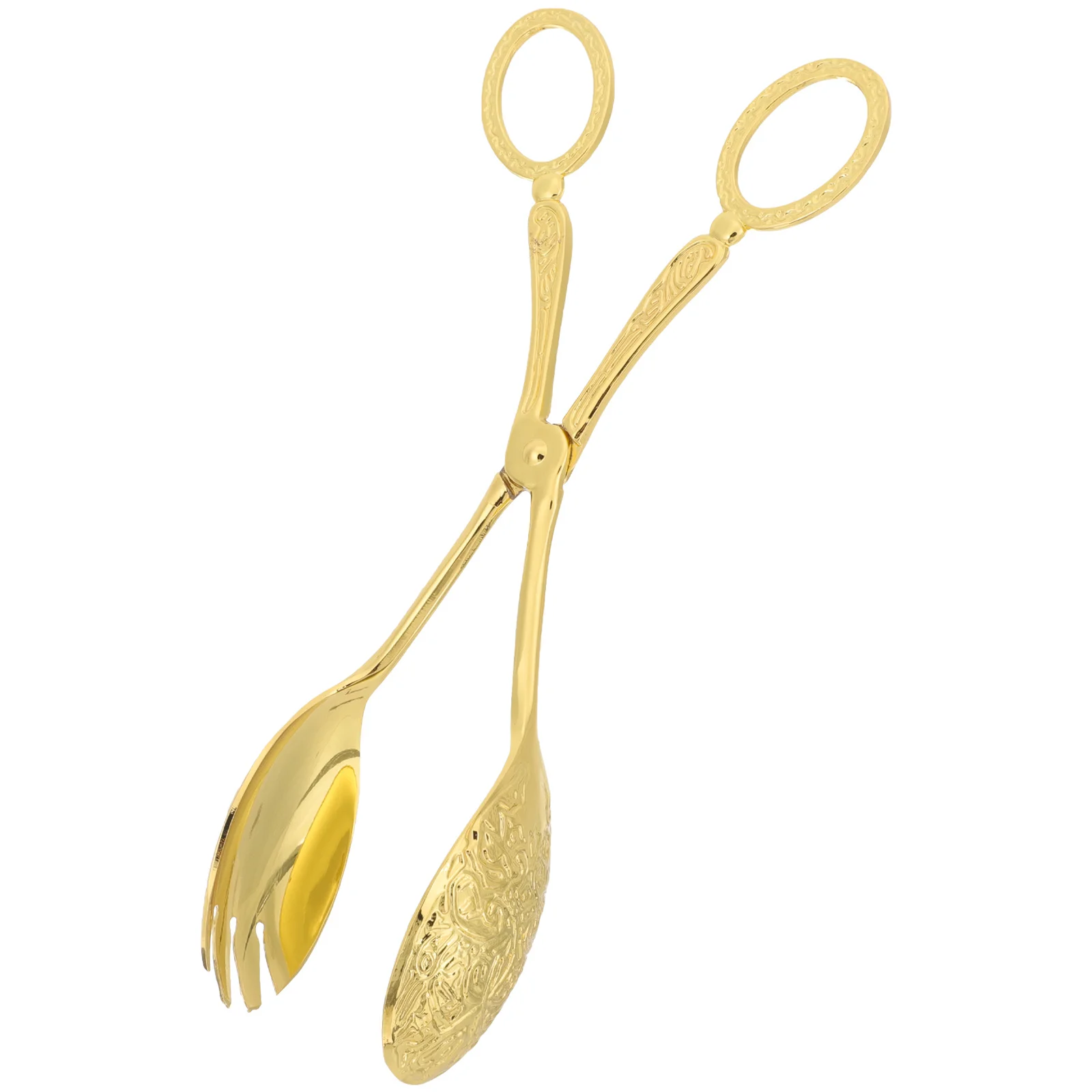 

Heavy Duty Metal Salad Tongs Kitchen Cooking Clip for Barbecue Grilled Vegetables Fruits Steak Anti-Scald Outdoor Bbq Accessory