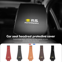 Universal Car Seat Headrest Pillow Protector Cover Accessories For Renaul RS Sport Megane 3 4 2 Clio 5 Line Sandero Scenic Logan