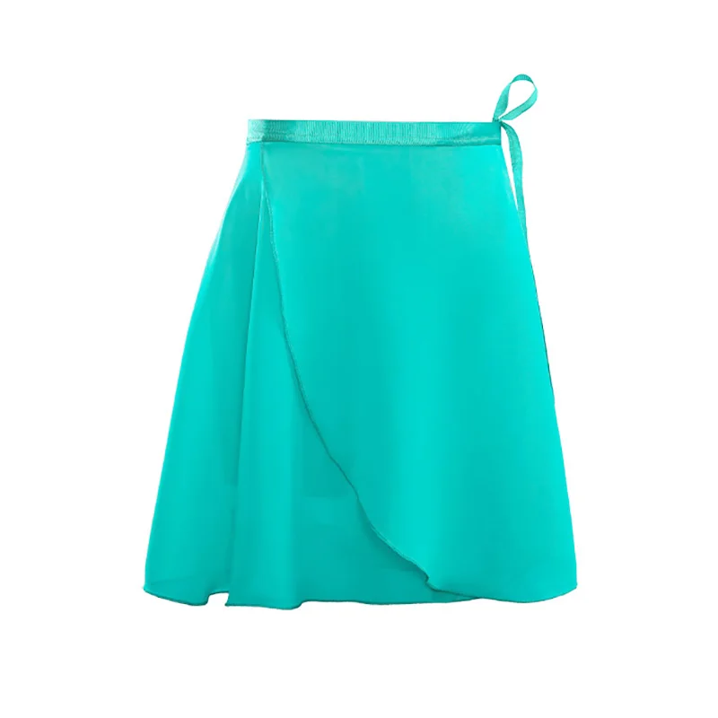 

USHINE Woman Ballet Skirts Girls Wrap Tutu Dance Skirt Chiffon Skirts For Girls Tie Up Mini Short Skirt For Dancing 19 Colors