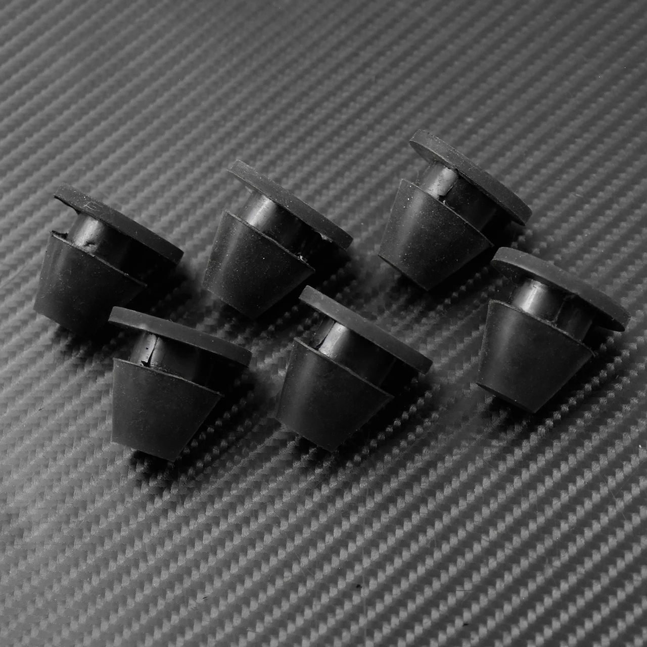 Motorcycle 6Pcs Rubber Side Cover Grommets Gasket Assortment For Harley Touring Street Electra Glide Road Glide FLHR 1996-2020