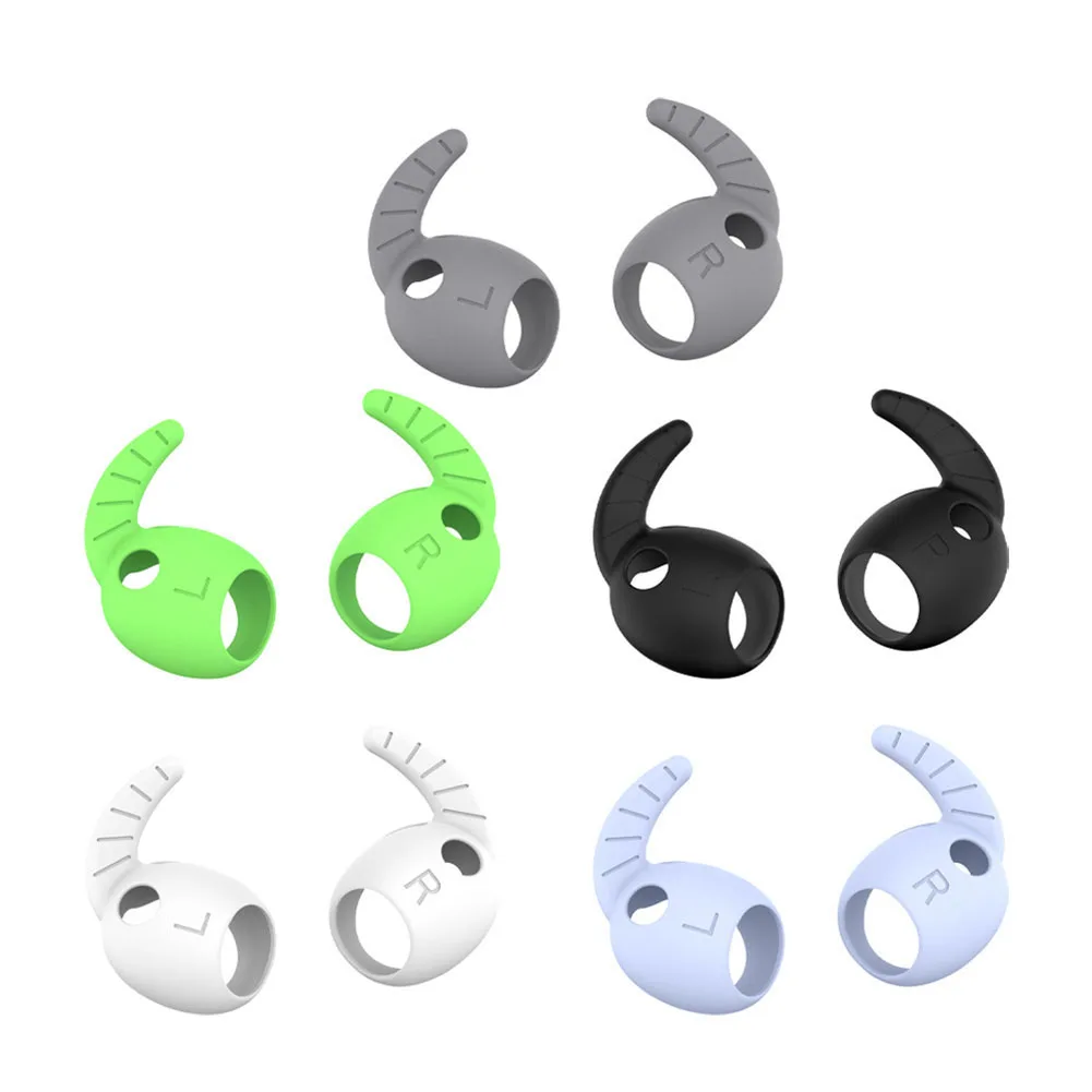 5 Pairs Silicone Ear Hooks Cover For Samsung Buds 3Pro Anti-Slip Earplug Dust Cap Headphone Cap Replacement Parts