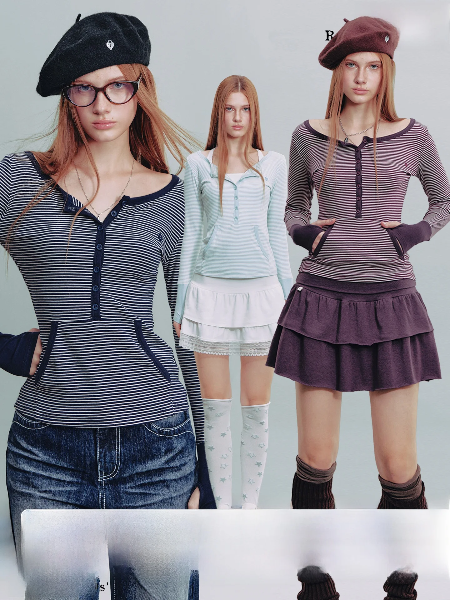 

NECY Original Long Sve Hoodie Женская облегающая толстовка с базовым слоем и ket Ранняя осень Тонкий полосатый узор Повседневная одежда...