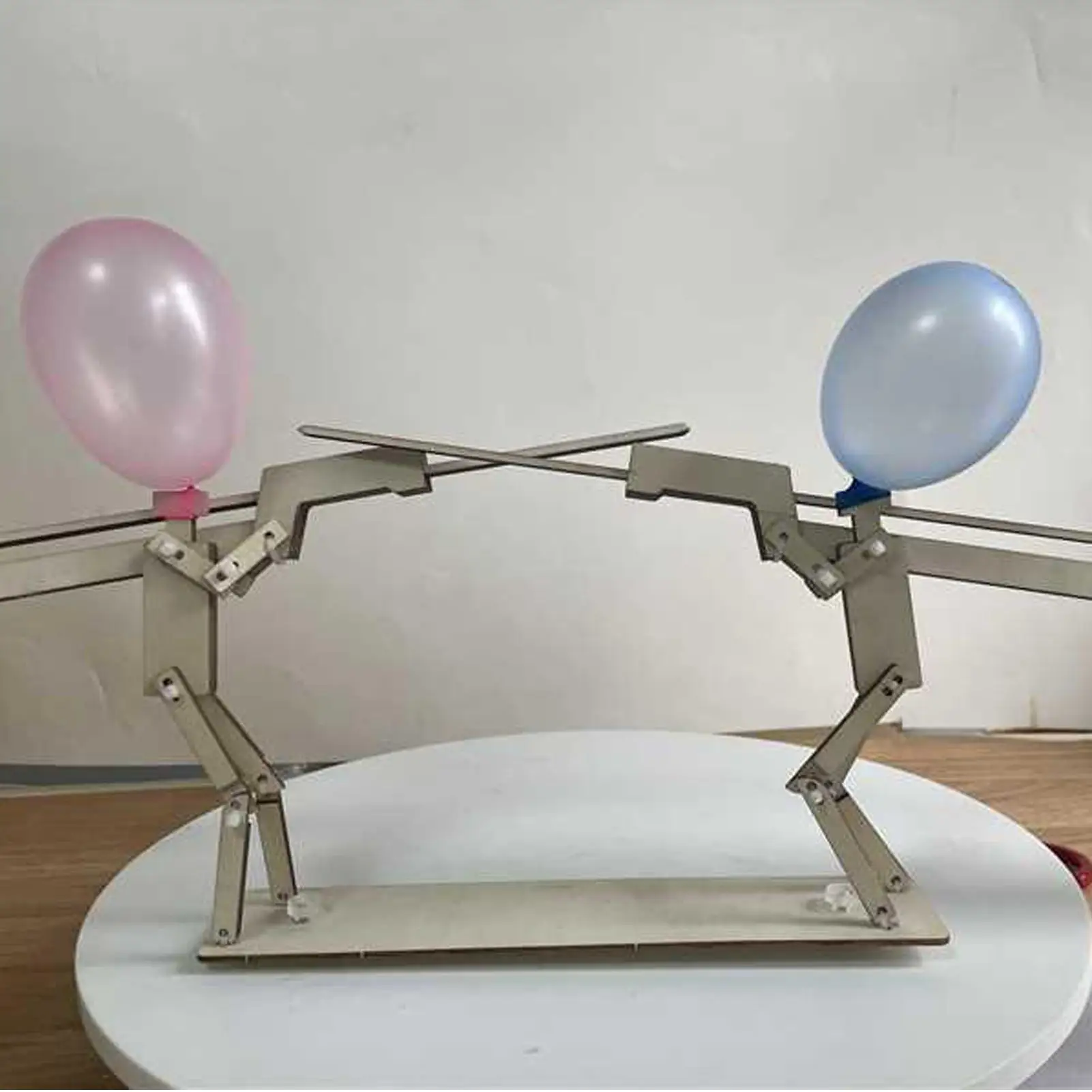 Whack A Balloon Game Handmade Puppet Battle balloon shooting strategy Board Game Fun Interactive Wood Toy with 100 Balloons
