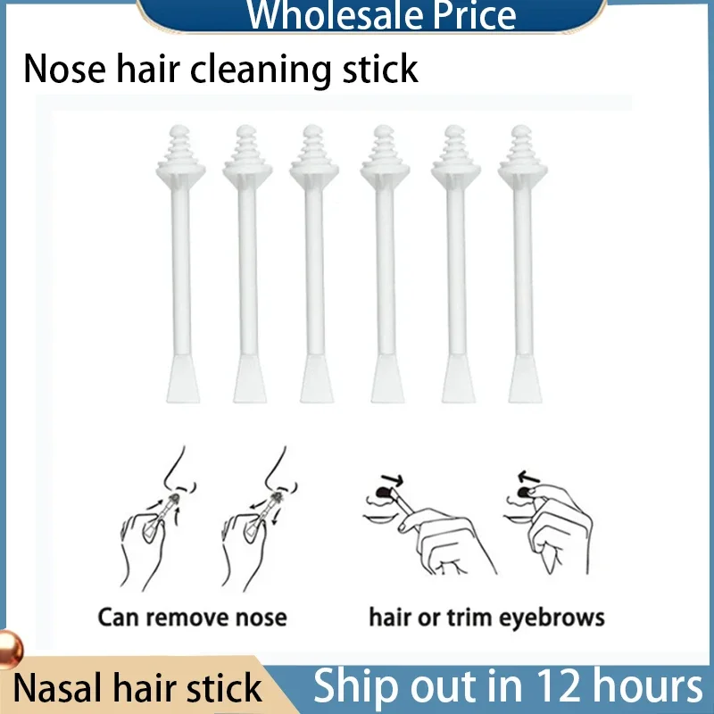 

100PCS Nose Wax Sticks Nose Wax Applicators For Painless Nose Hair Removal Tool Wax Accessories Beeswax Safe Wax paper Waxing