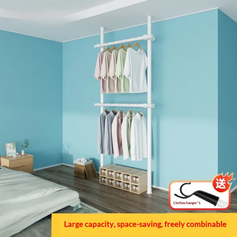 

Floor-Standing Clothes Drying Rack Coat Rack Kleiderbügel Tendedero Vertical Étendoir À Linge Tendedero Ropa Plegable 빨래 건조대 옷걸이