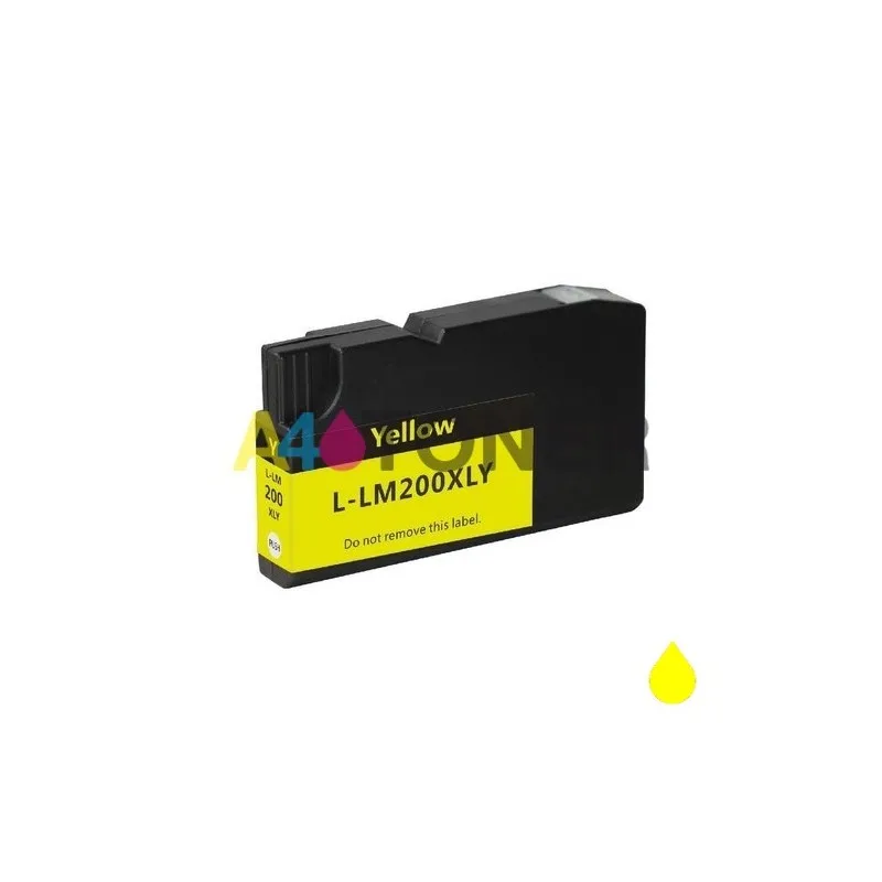 Lexmark ink cartridge # 200XL yellow compatible with original ink cartridge lexmark 14L0200/14L0177E A4toner.com