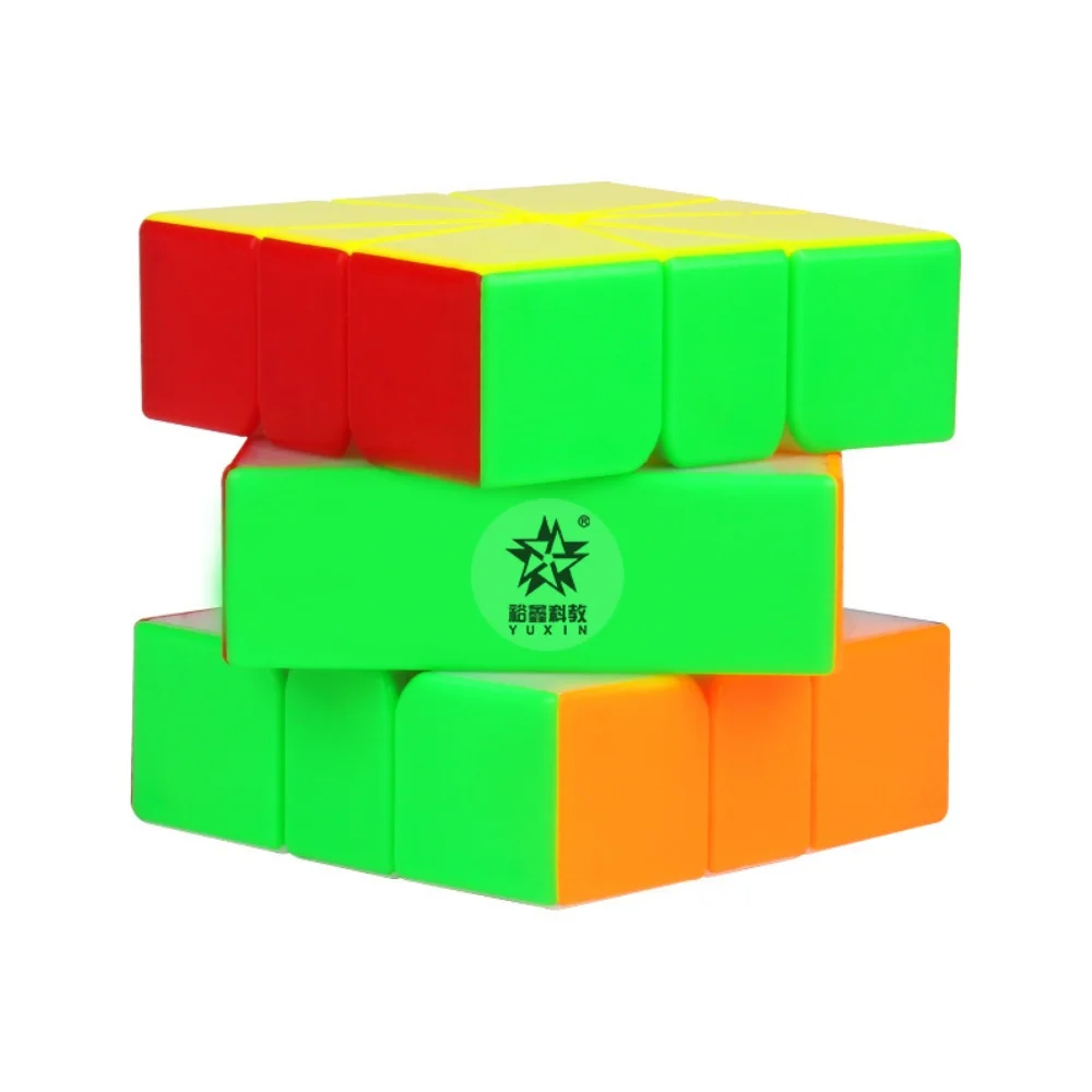 Yuxin-Cube Magnétique Carré à 3 Couches, Petit Puzzle Professionnel, Vitesse, SQ1