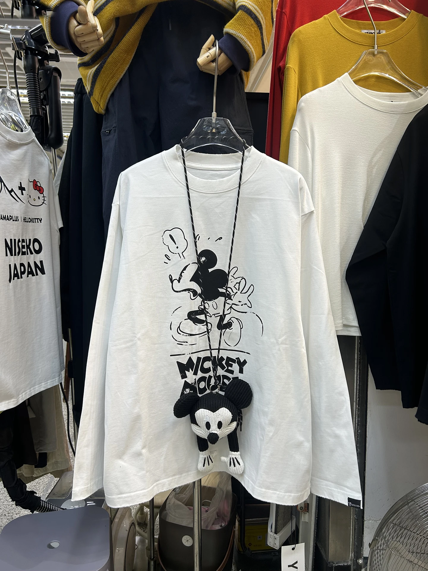 

Loose Long Sve Women's T-irt Spring New Lazy Sle Overhead round Ne Mid-Length Large Size Casual Breathable Top