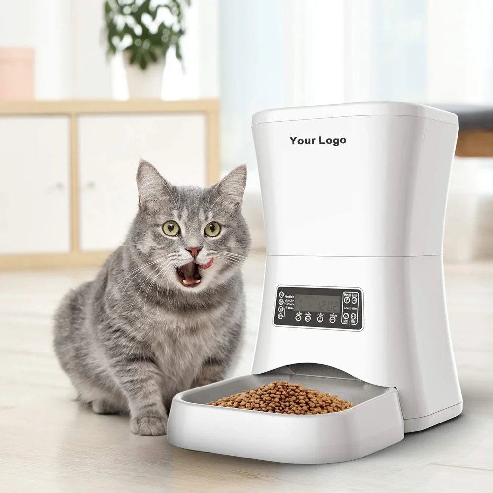 

Food Grade Smart Dog & Cat Automatic Feeder with 7L Eco-Friendly Leak Proof Design Portable Charge & Battery Operated