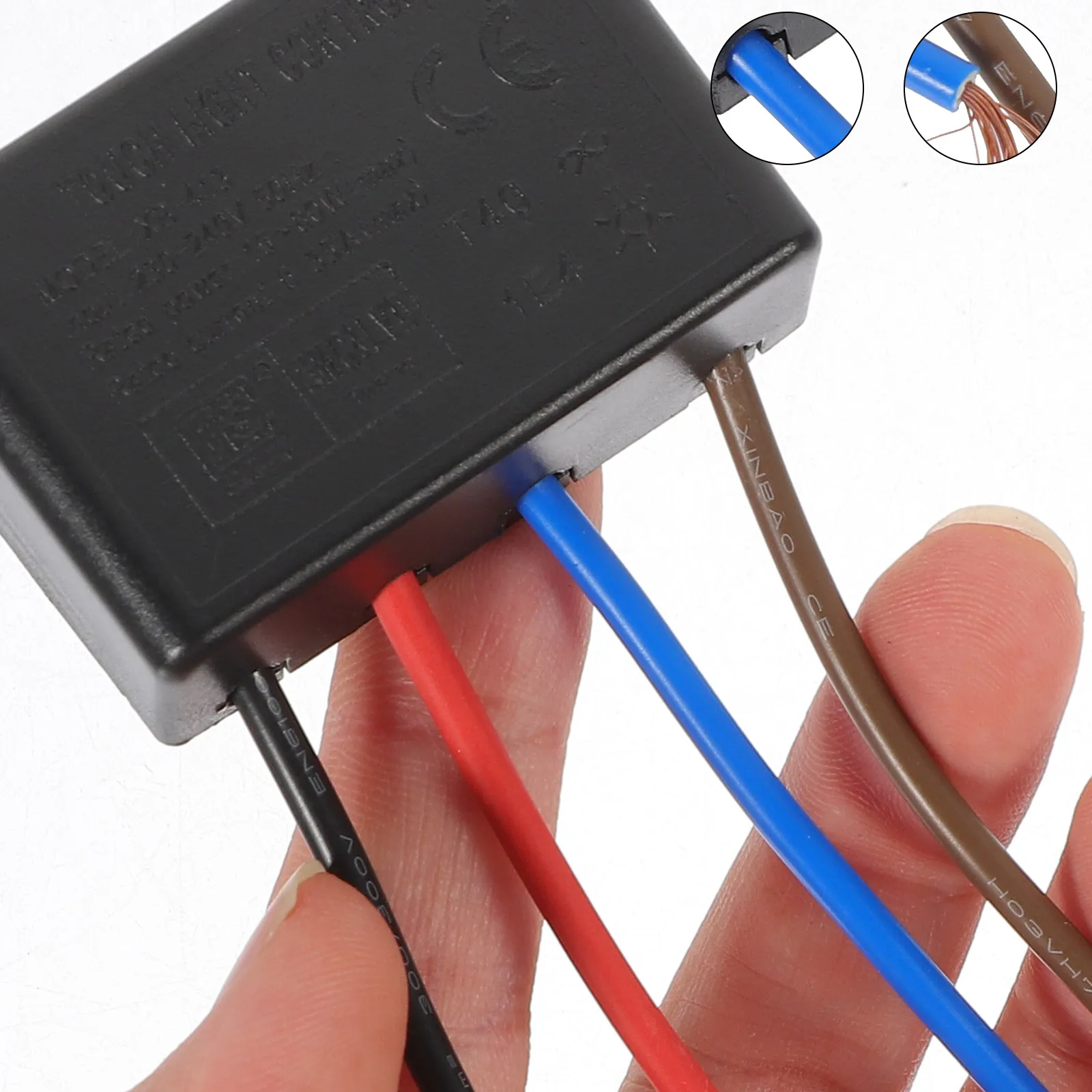 

Touch Switch for Desk Lamp 4 Stage Dimming LED Bedside Replacement Parts Compatible with 60W Incandescent Lamps table