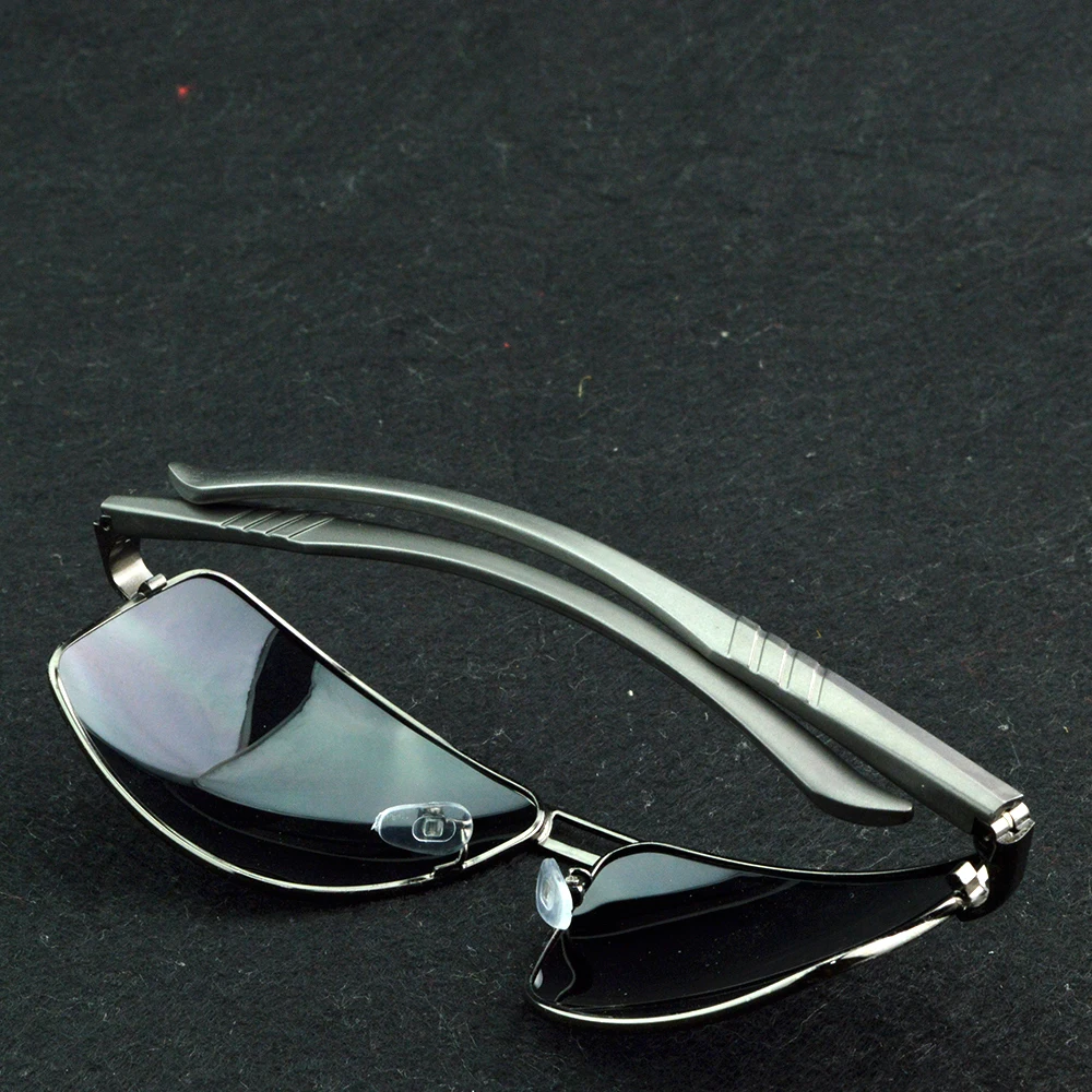 Clara Vida Dual Bridge Aviation Navigational Aluminium Magnesium Real Polarized Polarized UV400 UV100% Sunglasses Sunshades - Image 4