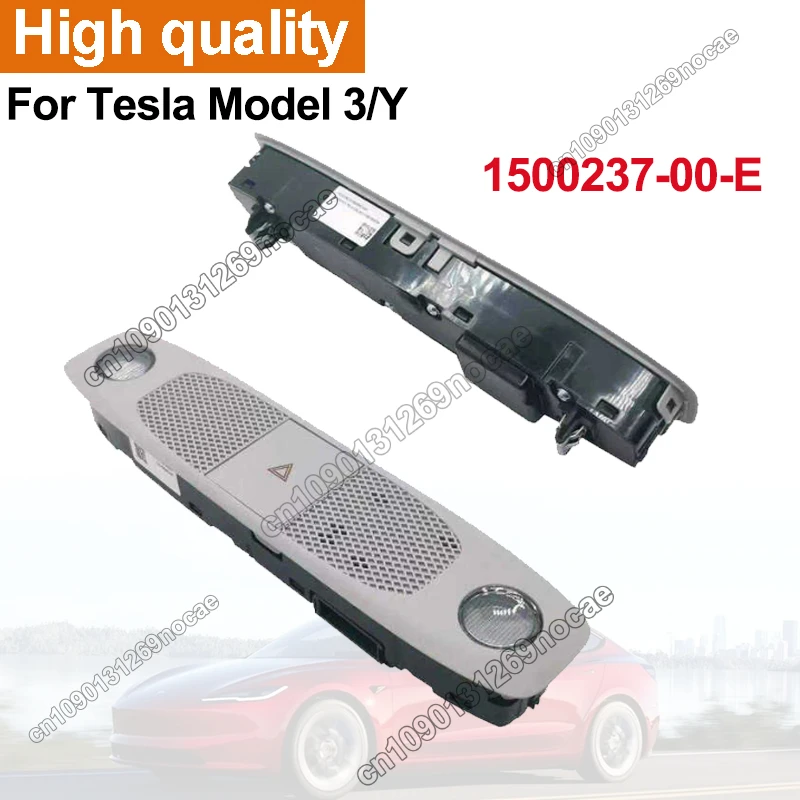 

1500237-00-E For Tesla Model 3 / Y Car Front Interior Roof Headliner Lighting W/ Hazard All-serie 150023700E 2017-2023 1PCS