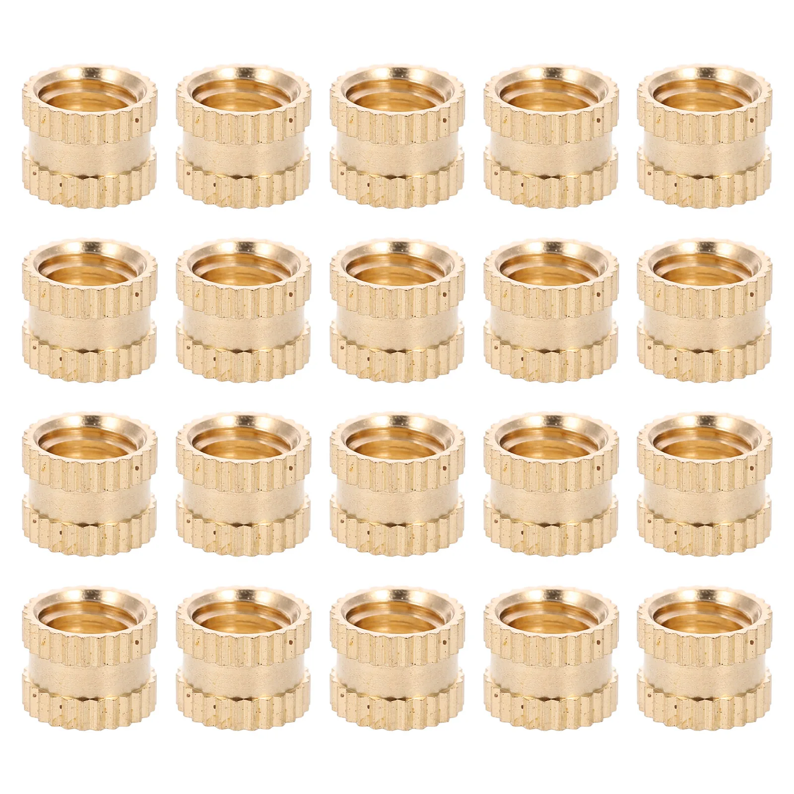 

20pcs Inserts Heat Set Heat Set Embedment Nuts Insert Embedment Threaded Inserts For Wood Nuts for Plastic