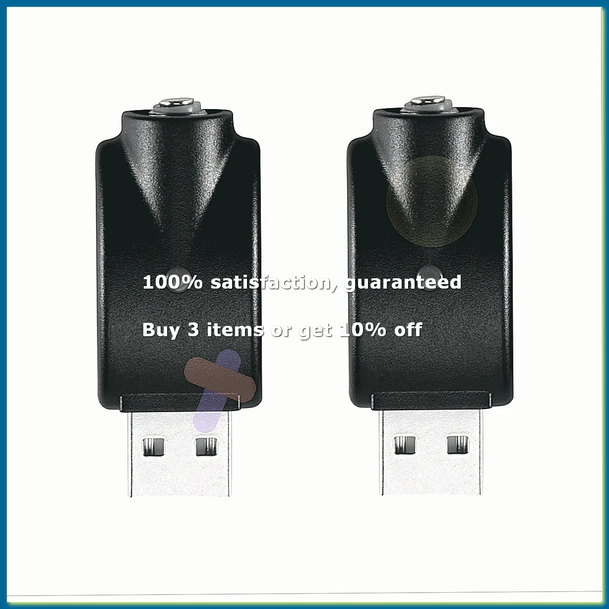 2PCS Charger USB Thread Cable, Portable USB Charger, with LED Indicator Light, Intelligent Overcharge Protection