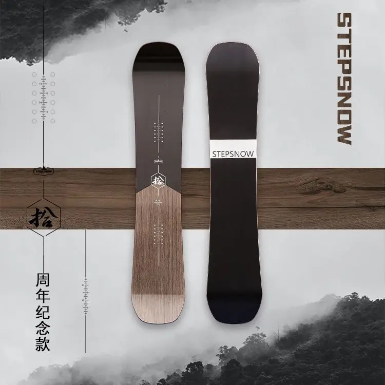 New Custom Carbon Fiber All-Mountain Snowboard for Men, Advanced Freeride Snowboard, Cross-border Snow Sports Equipment