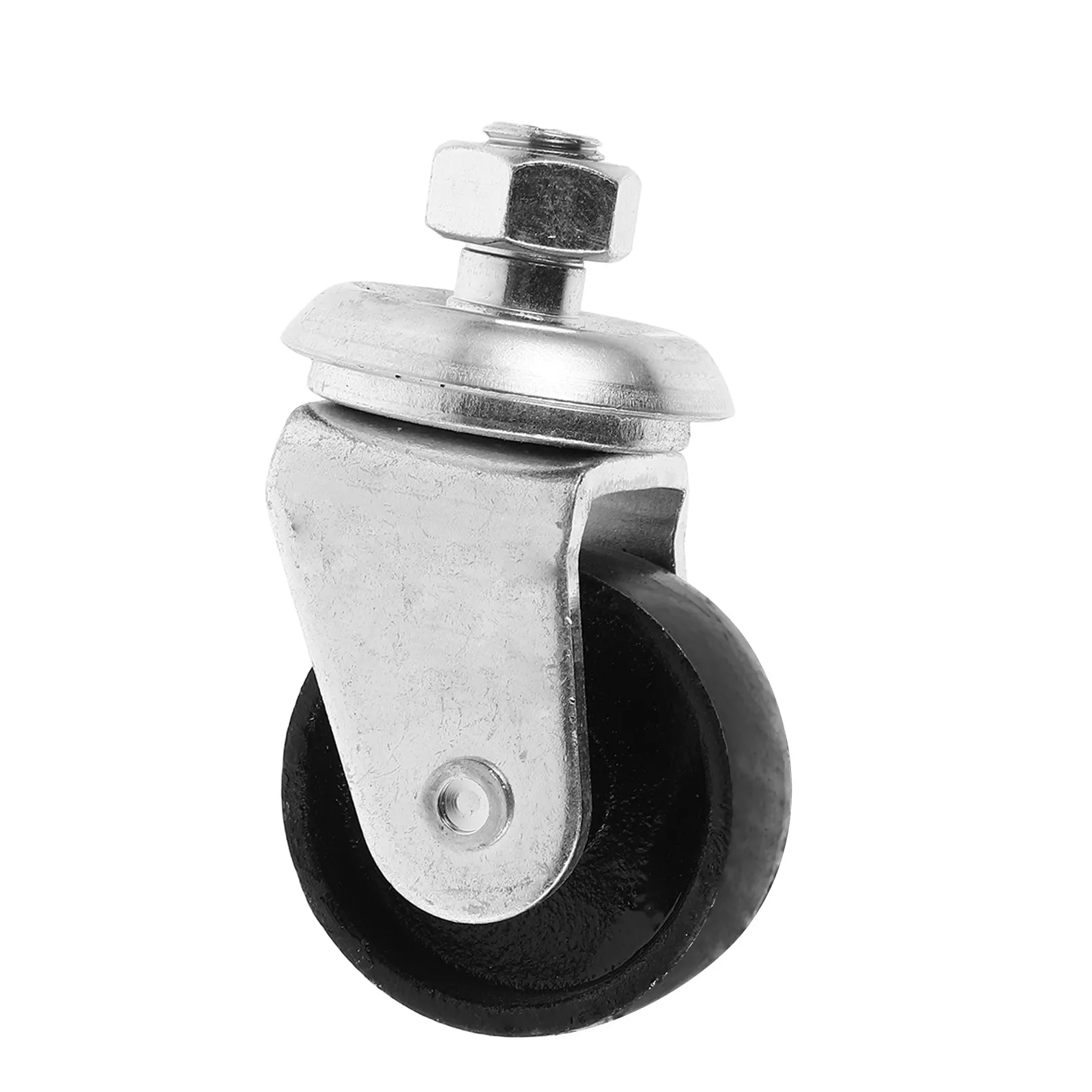360 Degree Swivel Floor Jack Casters Heavy Duty 4 Ton Threaded Rod Wheel Replacement for Transmission Jacks Robust Double Pump