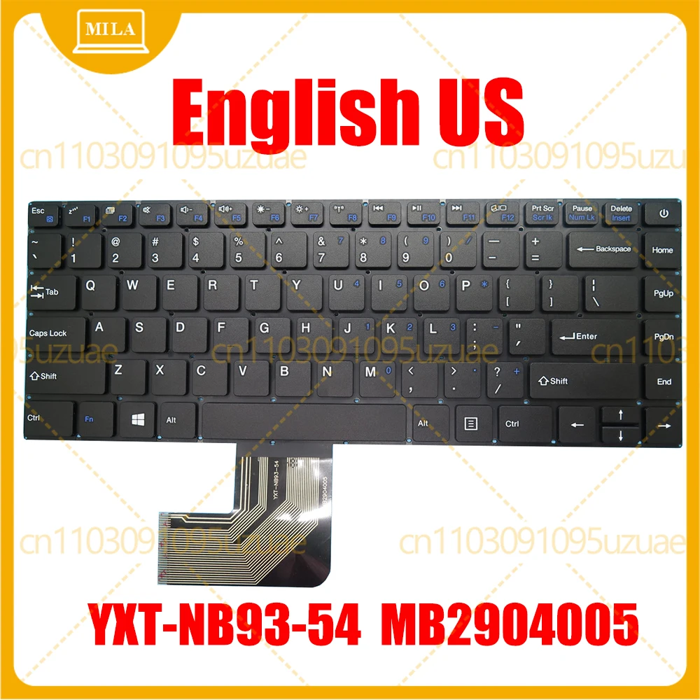 Laptop US Keyboard MB2904005 YXT-NB93-54 PRIDE+K4377 MB2904002 YXT-NB93-52 SCDY-290-4-2 YXT-NB91-25 MB2903005 PRIDE-K2782 New