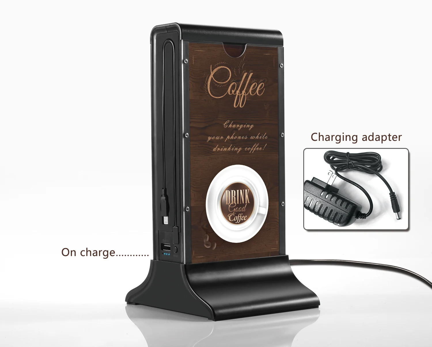 

FYD-835 Table Menu Advertising Power Bank 20800mah