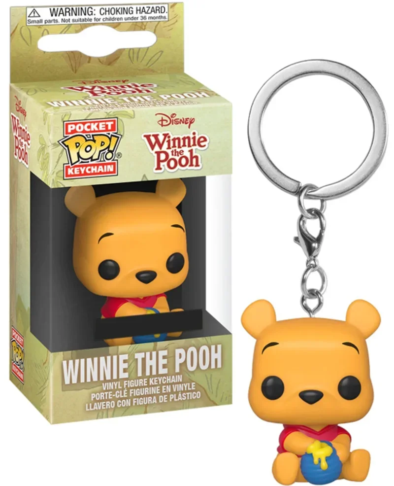 Funko Pop Disney Winnie The Pooh Vinyl-Puppen, Schlüsselanhänger-Kollektion, Modell, Geburtstag, Weihnachten, Spielzeug, Geschenk für Jungen und Mädchen