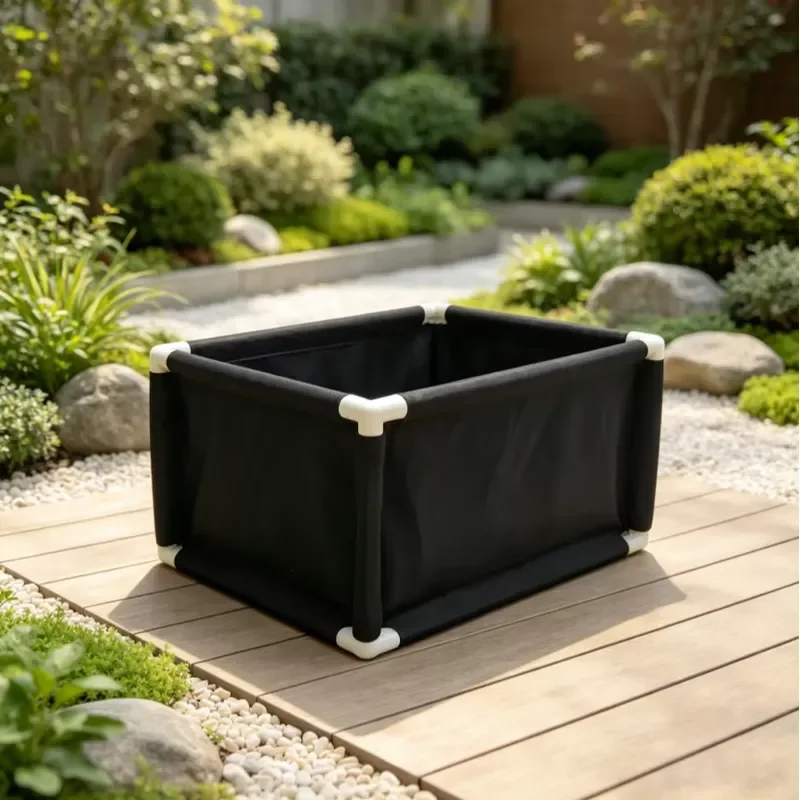 Customizable Size Color Breathable Felt Cloth High Bed Garden Planting Box Vegetable Growing Bag