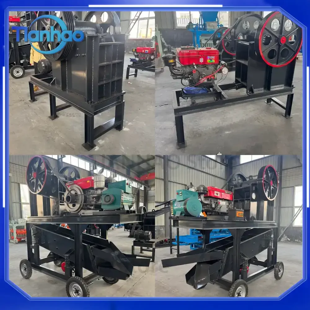Granite Marble Crusher for Coal Rock Breaking Machine Soil Stone Jaw Crusher Ore Waste Crusher