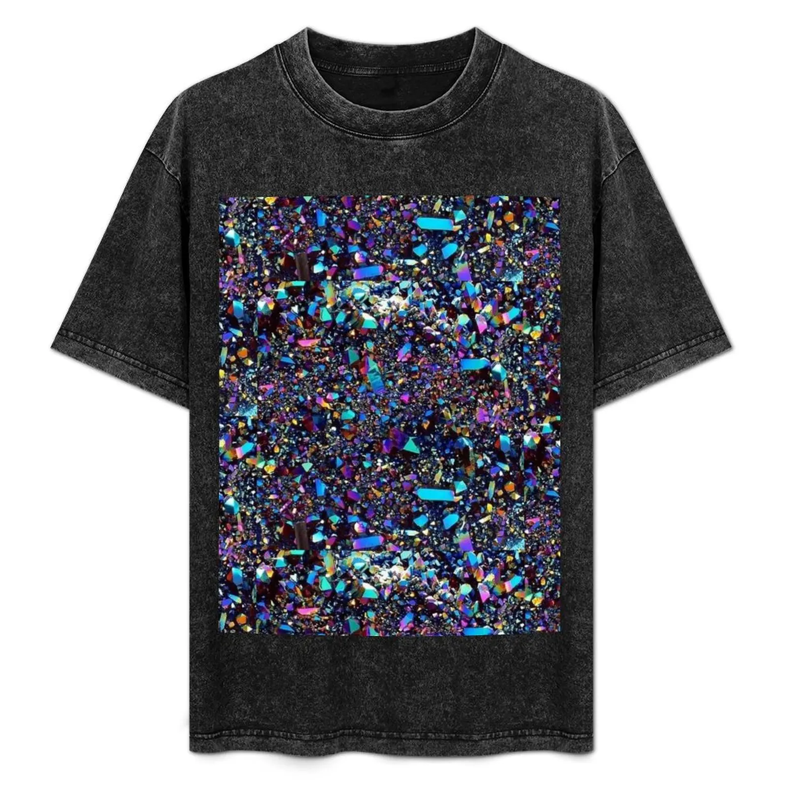 

Titanium Aura Quartz T-Shirt heavyweights Anime t-shirt mens t shirts