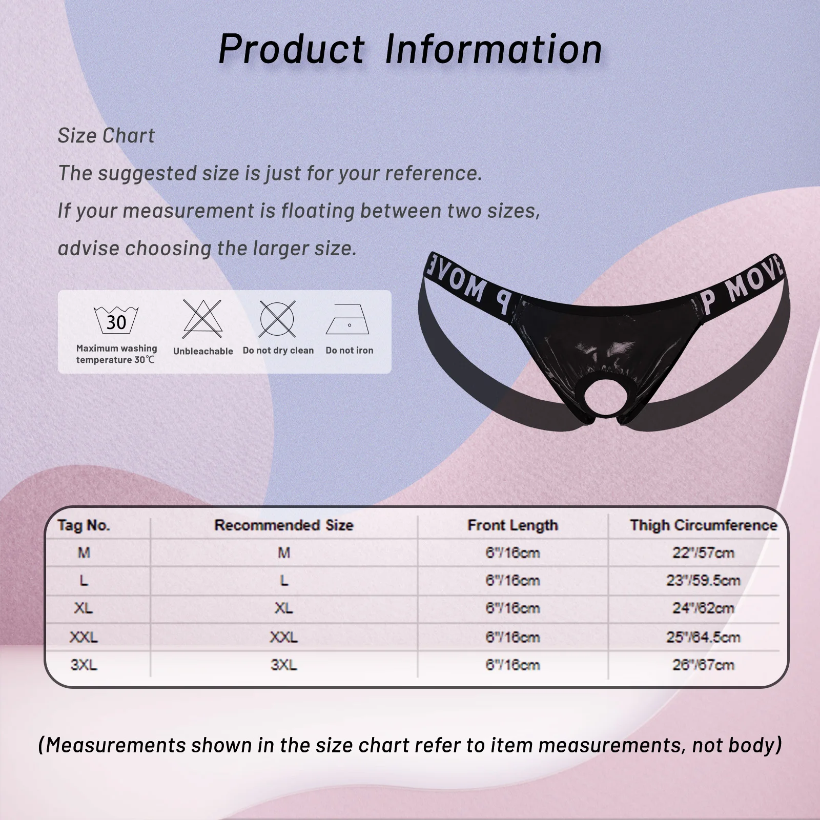 Men Lingerie Letter Print T-Back Thongs Latex Jockstrap Underwear with Pennis Hole Hollow Out Patent Leather Briefs Panties