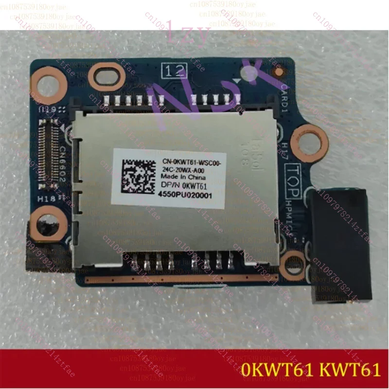 Original KWT61 0KWT61 FOR DELL XPS 17 9710 Precision 5760 Audio SD Smart Card Reader IO Board 100% TESED OK