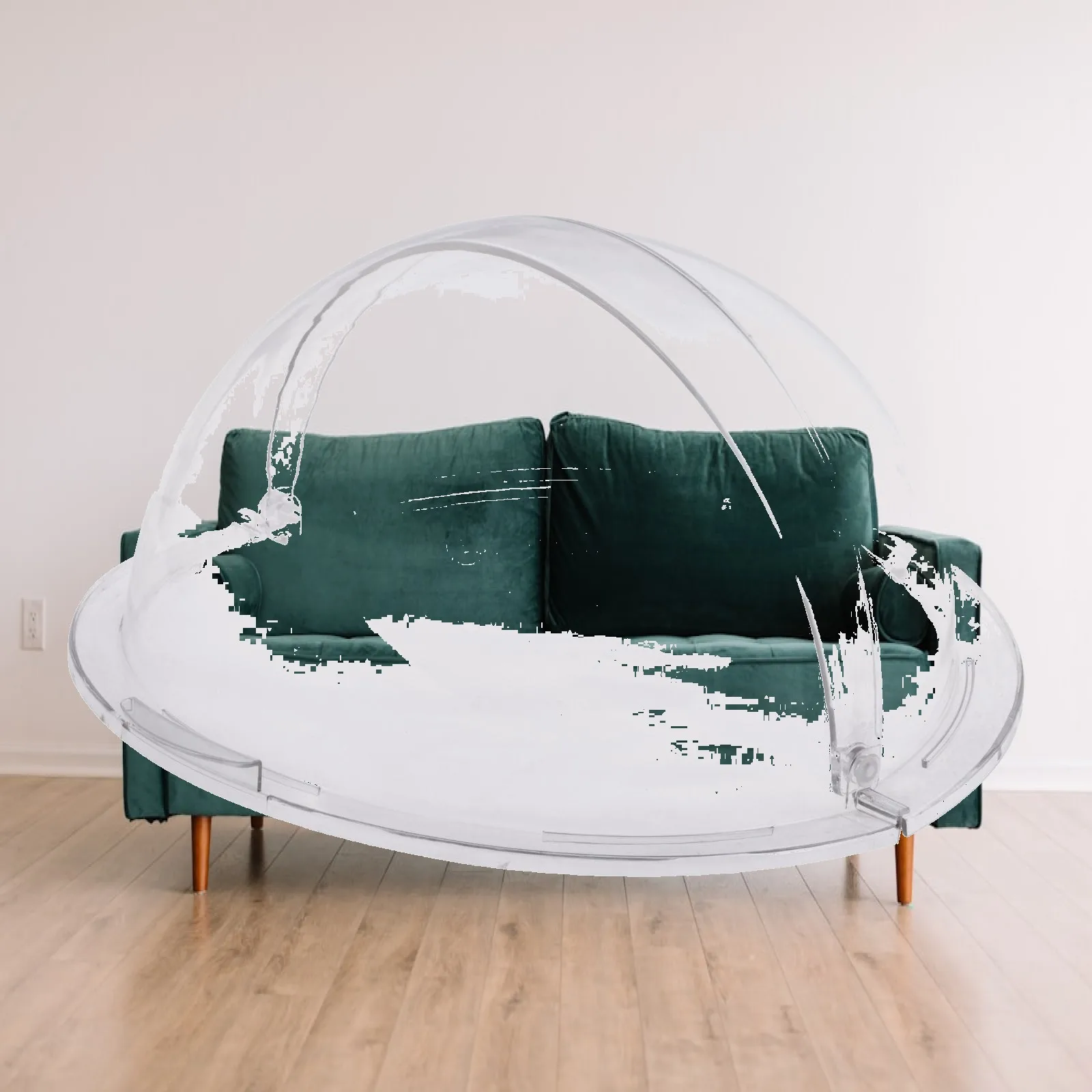 Clear Cake Cover Practical Portable Platter Lid Food Serving Dome Cover for Hotel Restaurant Birthday Home Use Family Reunions