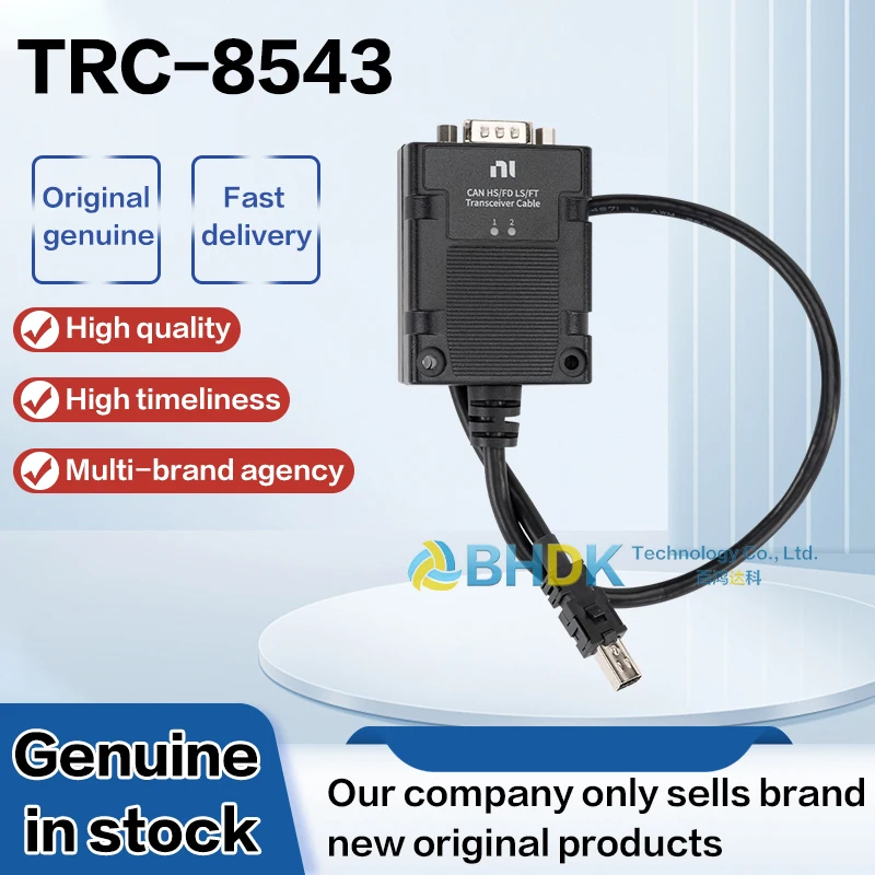 For TRC-8543 Isolated CAN XL CAN FD HS Transceiver XNET Cable 9Pin D Sub 783700 02 Original Spot
