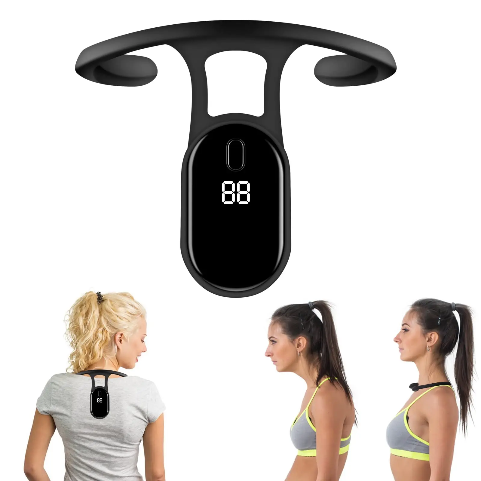 

New Ultrasonic Soothing Body Neck Instrument Intelligent Posture Correction and Trainer Posture Corrector for Men and Women