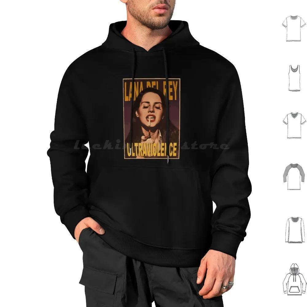 Ultraviolence Girl Hoodie cotton Long Sleeve Lana Del Ray Painting The Lana Del Ray Lana Del Ray Lana Del Ray Del Lana Del Ray