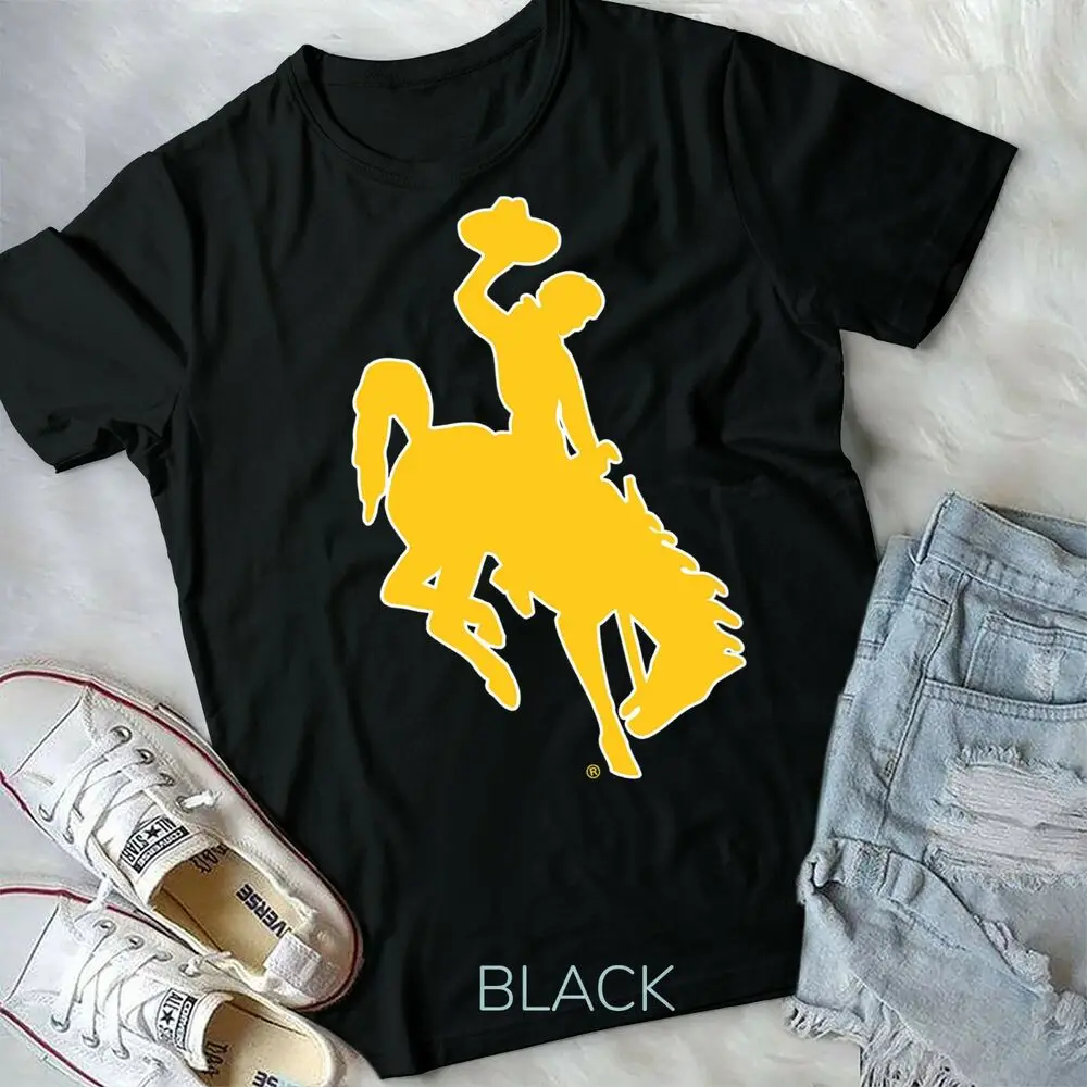 Mens Wyoming Cowboys Apparel Brown Cowboys  T-Shirt Unisex T-shirt High Quality 100%Cotton Short Sleeve