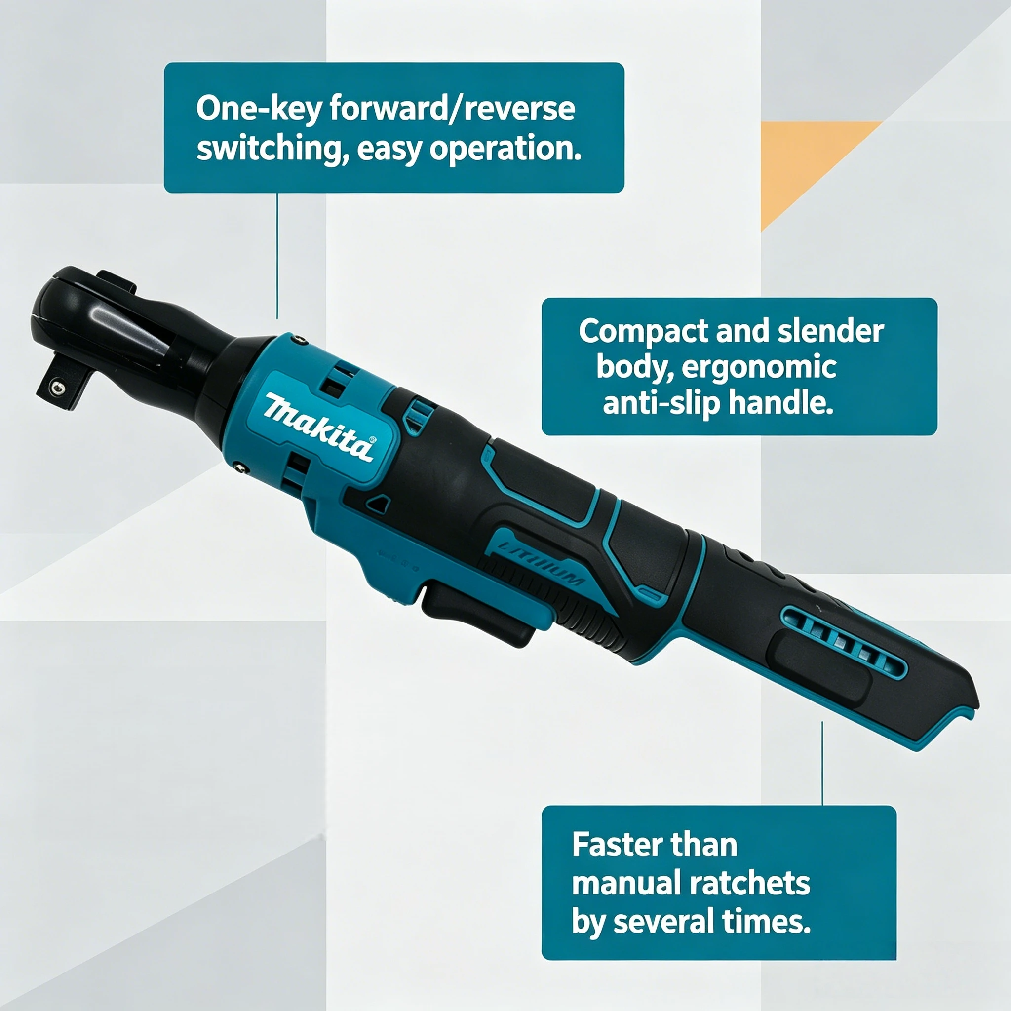 makita-18v-cordless-ratchet-wrench-brushless-multifunction-variable-speed-power-wrench-driver-for-mechanics（only-machine））
