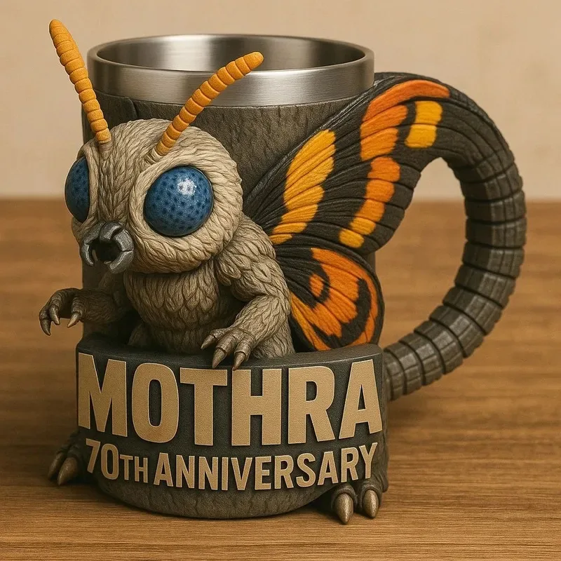 13cm New Godzilla 70th Anniversary3Dmug Godzilla 70th Anniversary Resin Mug Decorative Gift - view 2