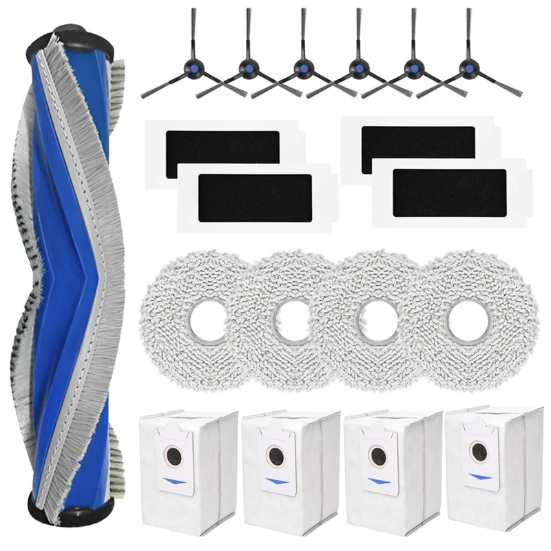 

A13R-Replacement Parts For ECOVACS DEEBOT T30S/ T30S Combo Robot Vacuum Cleaner Accessories Kit