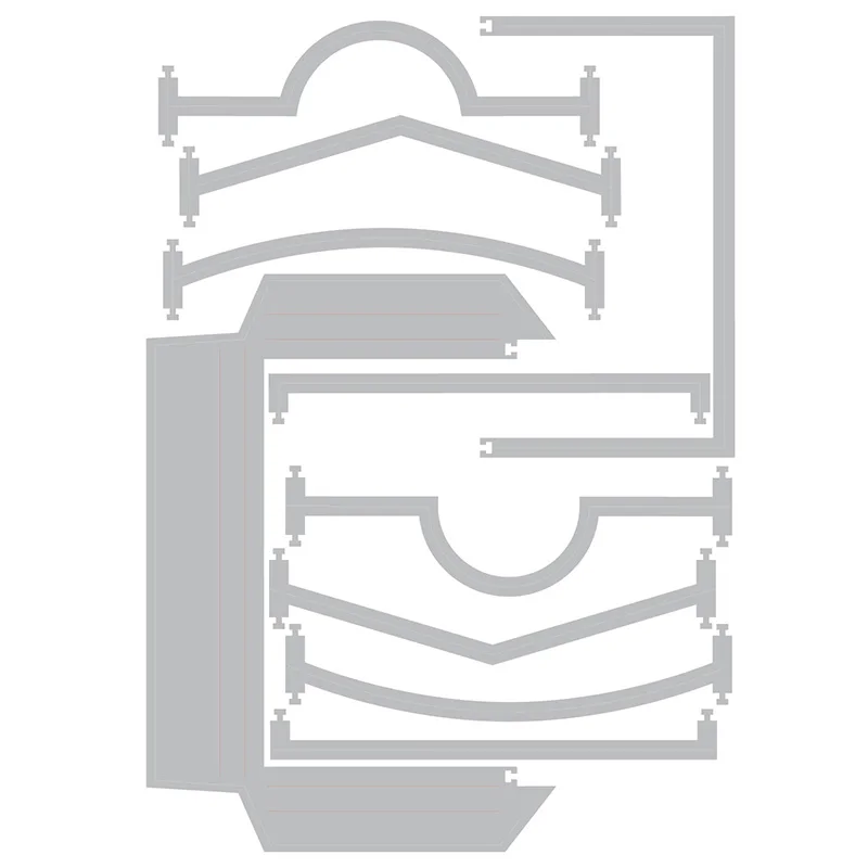2025 novo criativo múltiplas combinações bolsos corte dados pasta envelope para cartões scrapbook páginas diários artesanato
