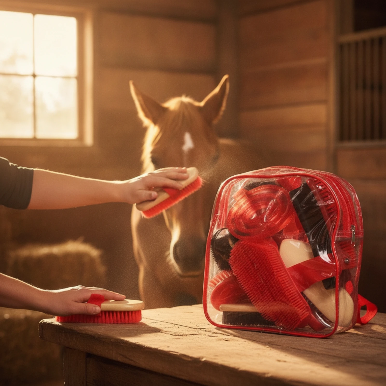 Grooming Kit Horse - 10 Buah Set Perlengkapan Perawatan Kuda