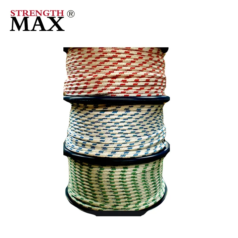 Cover West Marine Yacht Rope Vessel Mooring Lines For Sale Uhmwpe With Polyester Double Braided 8mm X 100m With Reel