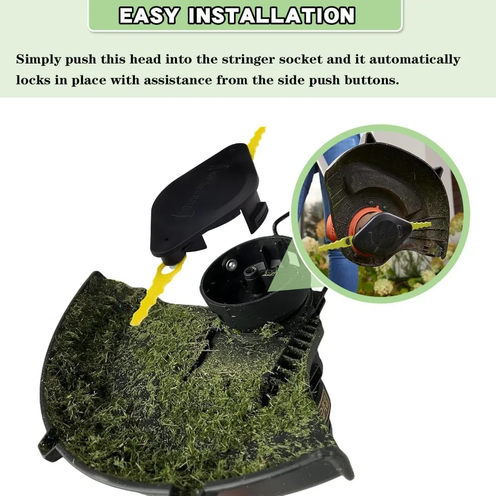 شفرات بكرة سريعة التحميل المطورة لموديلات تشذيب سلسلة بلاك ديكر GH900، GH600، LST522، LCC140