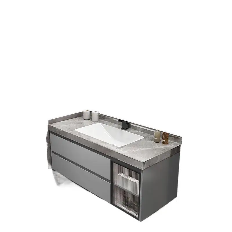 

sink, bathroom, washbasin, bathroom mirror cabinet, seamless rock slab integrated basin.