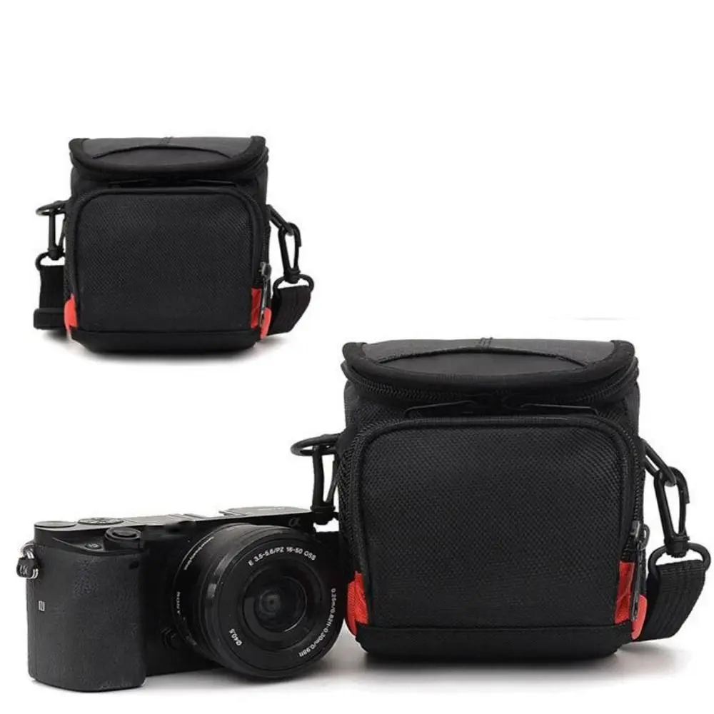 Waterproof SLR Camera Bag Nylon Anti Spoilage Digital Shoulder Bag Mini Square Photographer Backpack Micro Camera