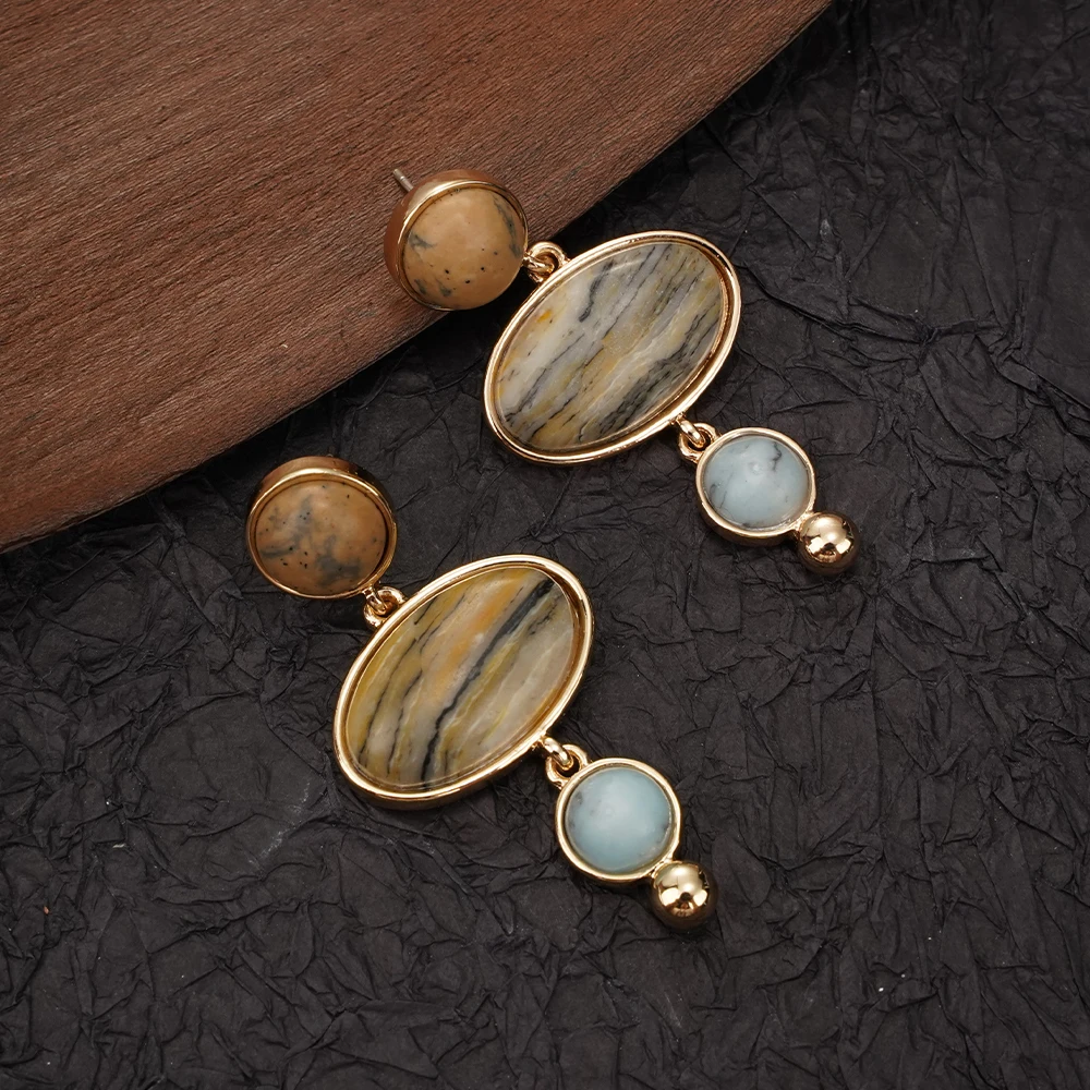 Vintage Ear Studs With A Sophisticated Niche Design Minimalist Elegance Versatile Long-form Accessories For Women