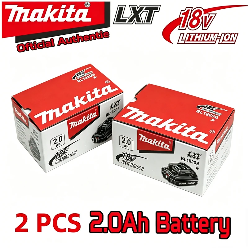 

Original Makita 2.0Ah for Makita 18V 2000mAh Battery BL1830B BL1850B BL1850 BL1840 BL1860 BL1815 Replacement Lithium Battery