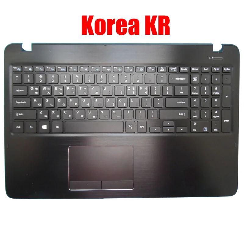 Laptop PalmRest&Keyboard For Samsung NP500R5M 500R5M Korea KR BA98-01277B Upper Case Cover With Touchpad Speaker New