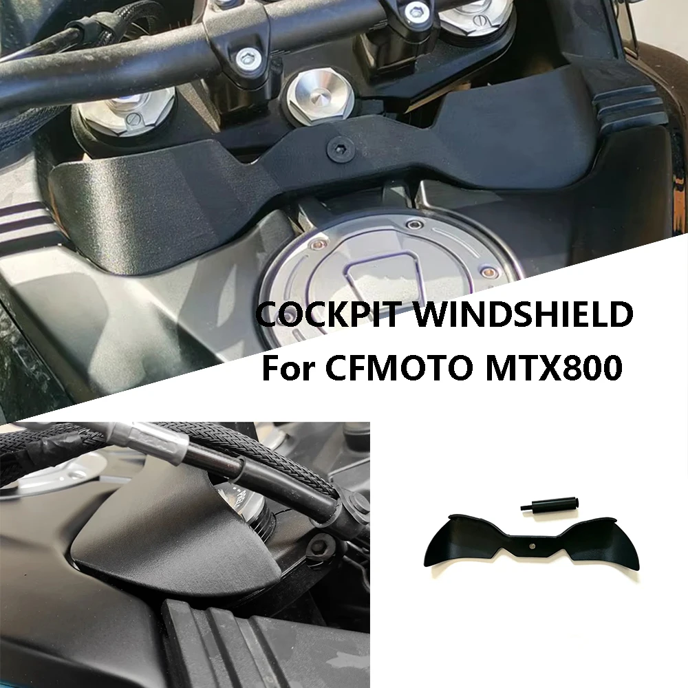 

MTX800 800MTX Cockpit Windshield For CFMOTO 800MT-X 800 MTX Motorcycle Windscreen Deflector Wind Buffeting For CF-MOTO 800MTX