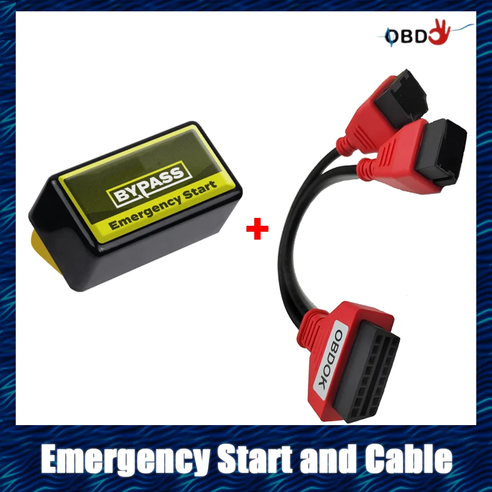 

Emergency Start Device For FIAT Bypass OBD2 Intelligent Ecognition ECU Device Plug and Start With OBDII Adapter Cable
