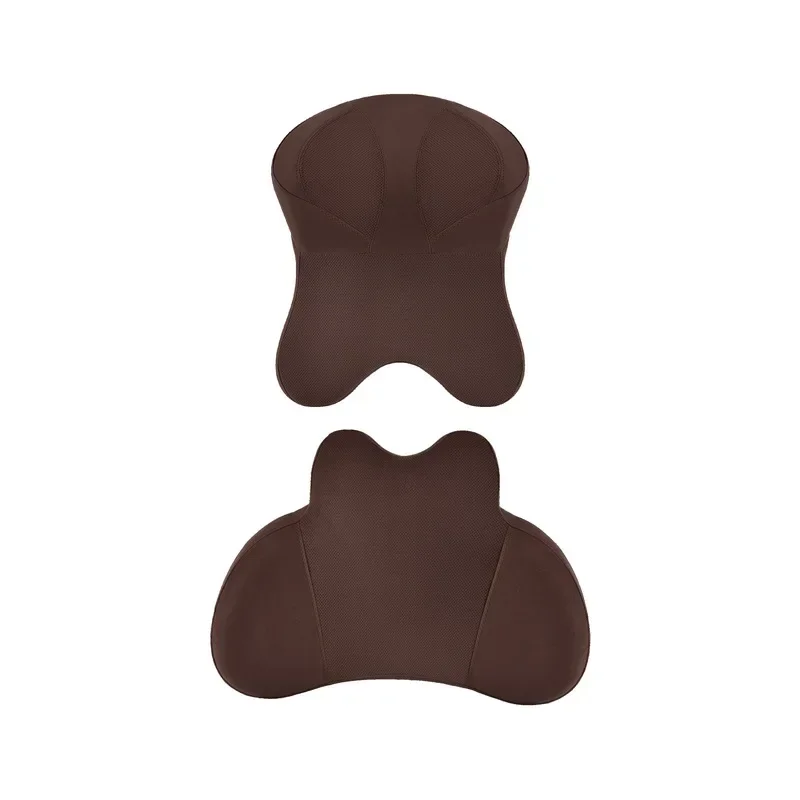 Winter heating car headrest waist electric massage hot compress headrest neck neck pillow car pillow flip fur