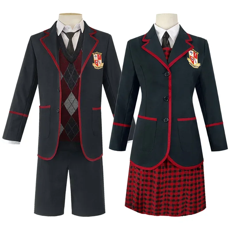 Movie Umbrella Academy Five Cosplay Costume Women Men Dresses College Clothing Daily School Uniform Halloween Party Cosplays